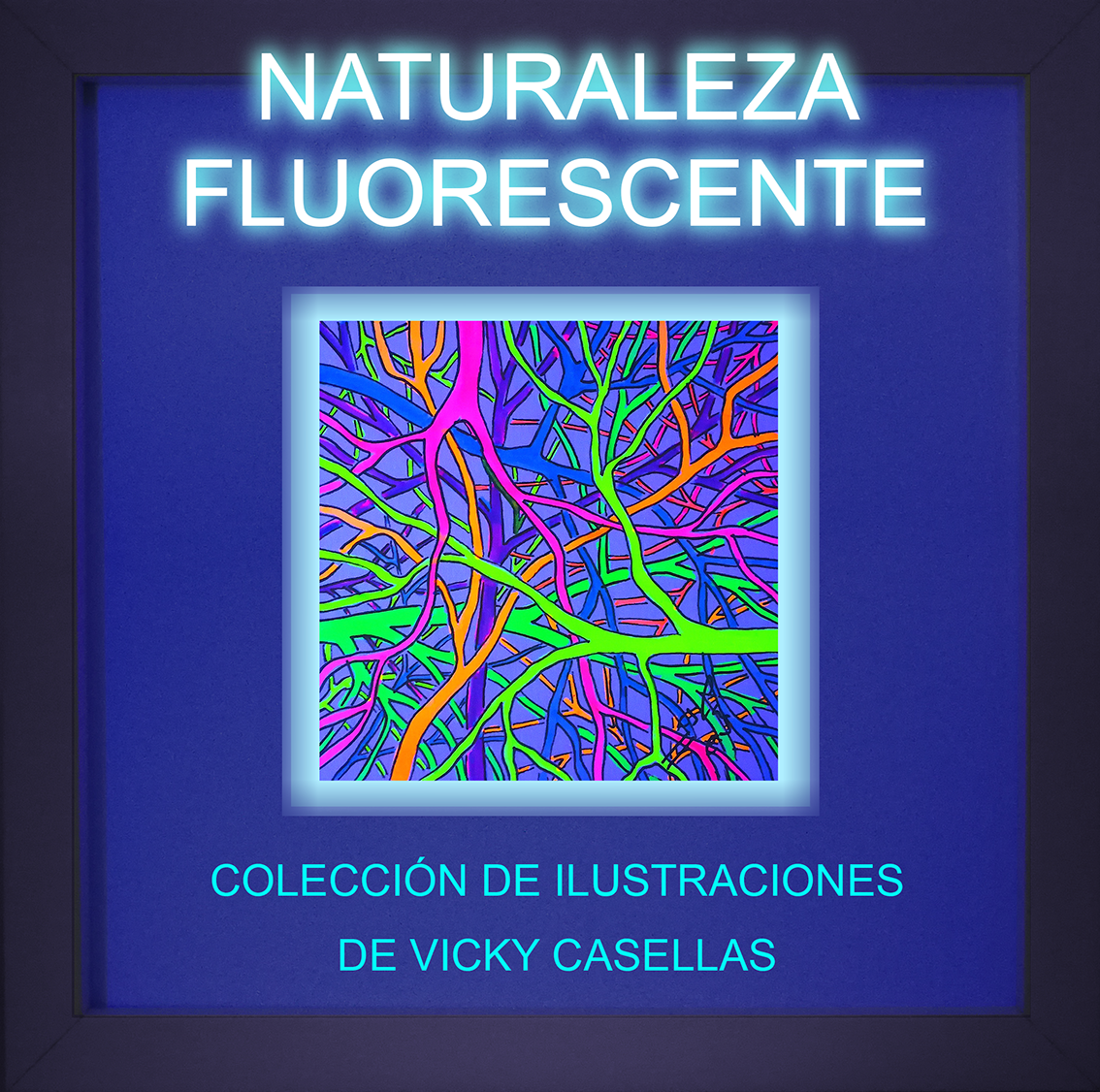 Naturaleza-fluorescente.-Ilustraciones-fluorescentes-Vicky-Casellas